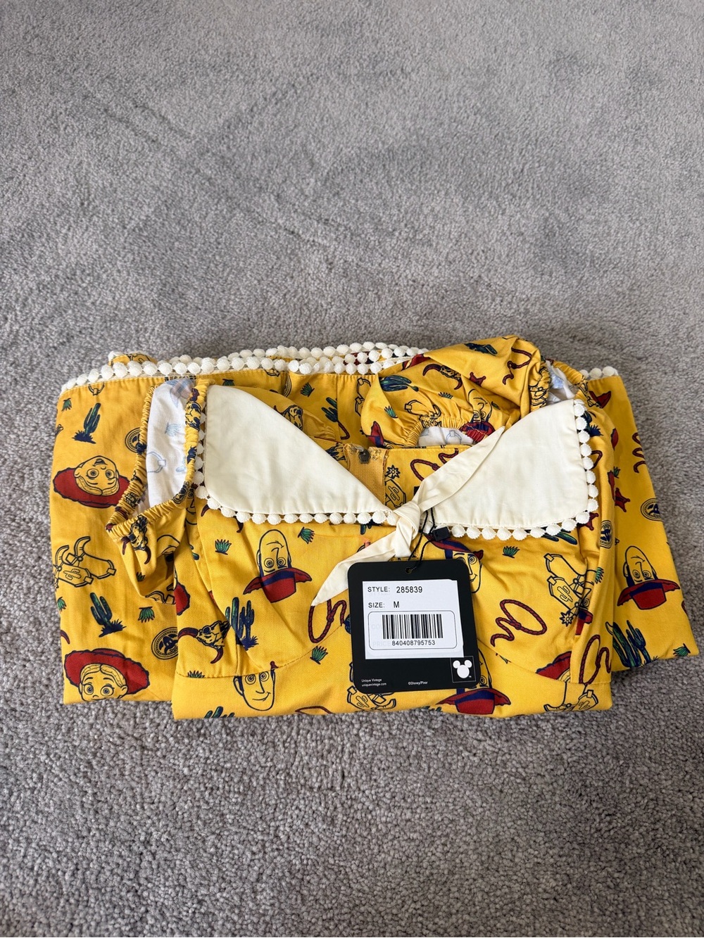 Disney Yellow Toy Story Jessie Print Kids Shorts